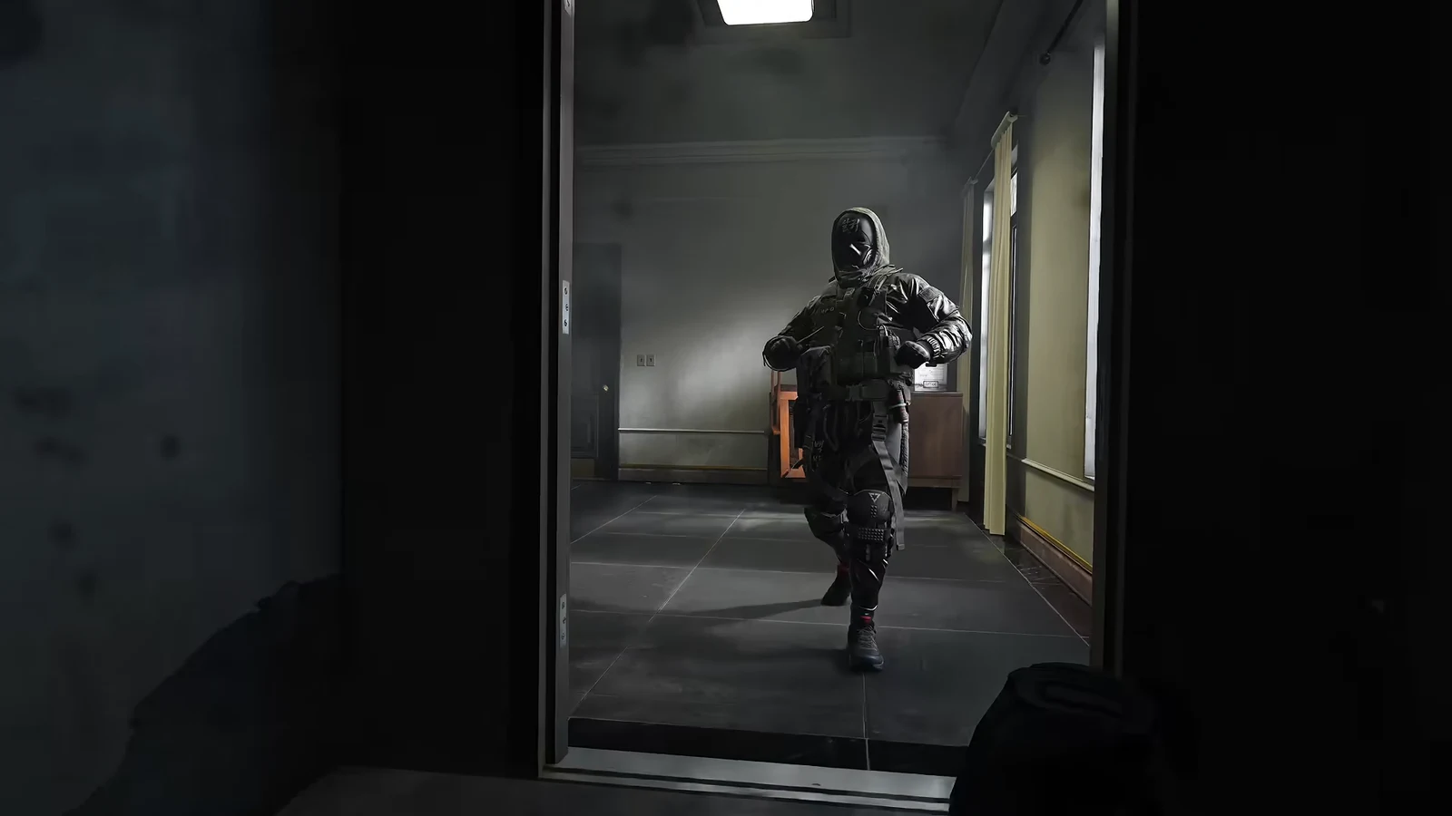 An Operator in a DMZ match in Modern Warfare 4, a game sold separately from Game Pass at launch