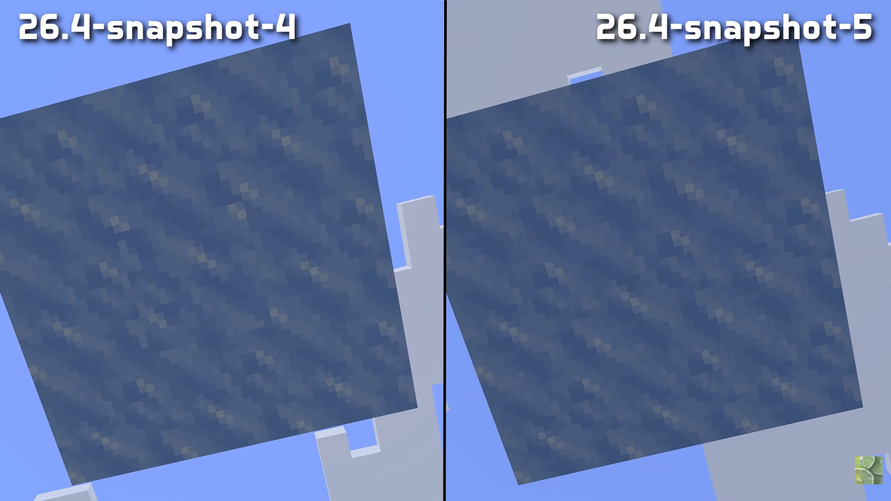 Minecraft 26.4 Snapshot 5: Packed Ice Bricks and a Frostbite Advancement