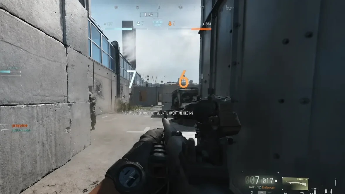 Close-quarters Gunfight moment inside one of Kill Block's rooms