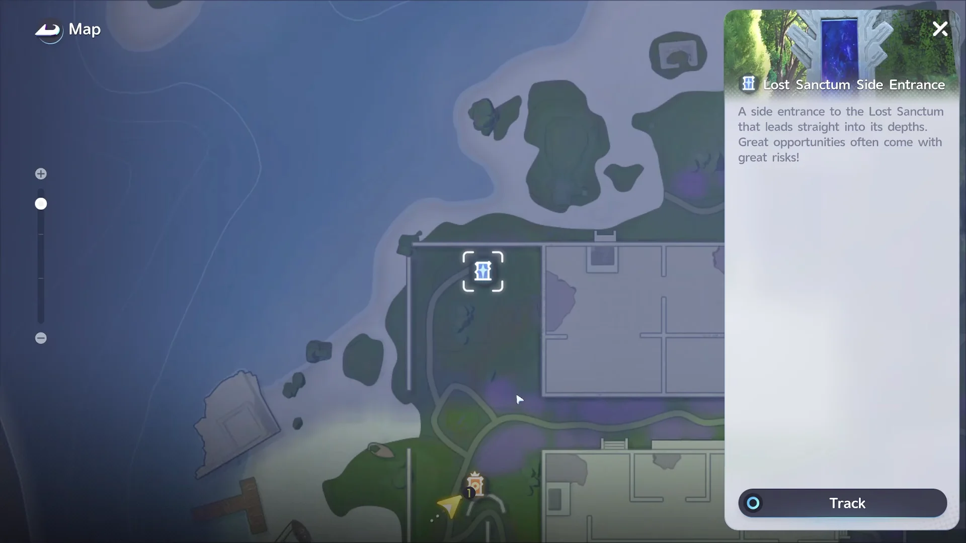 Sanctum Entrances on Map