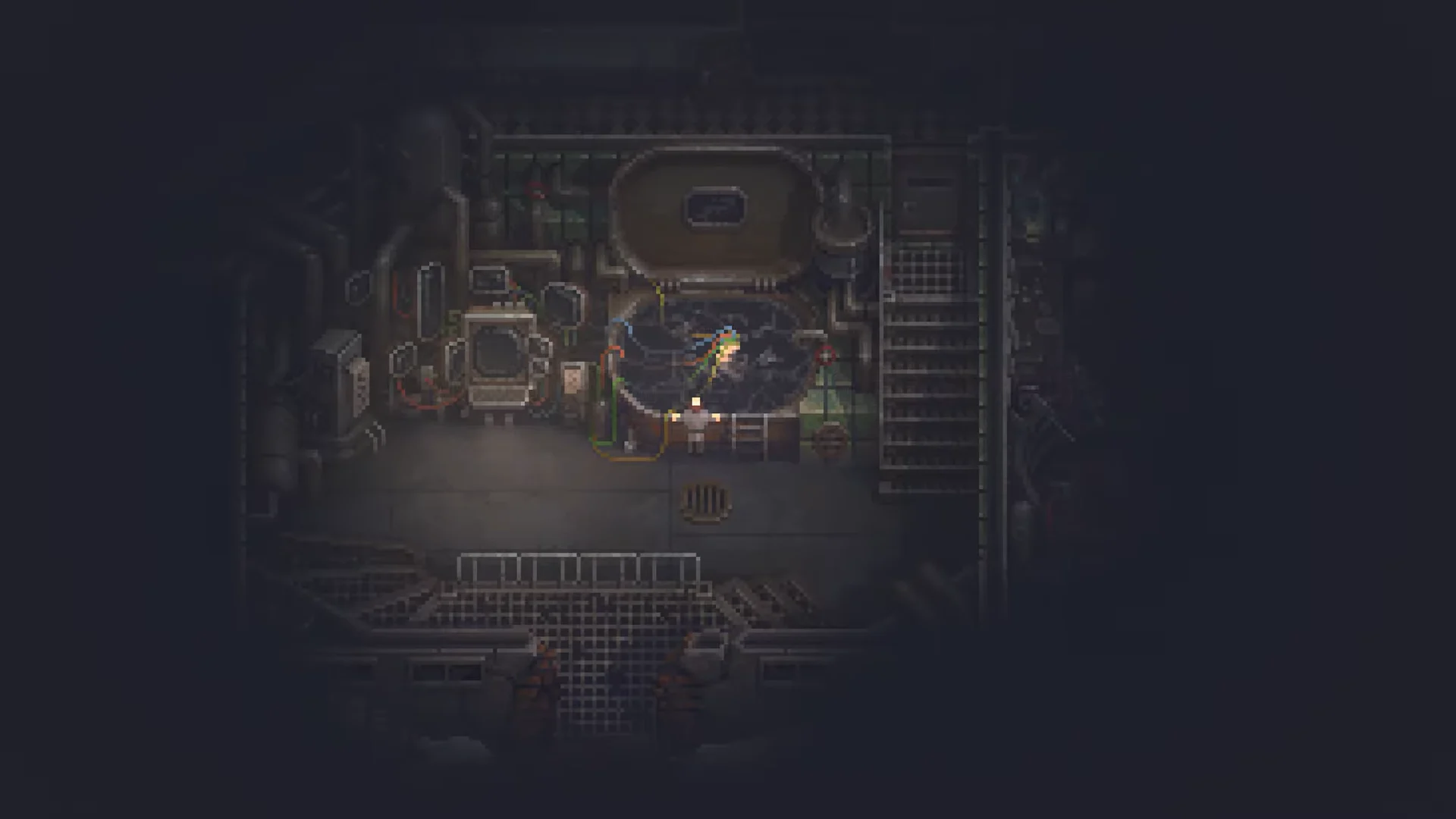 Lab chamber scene