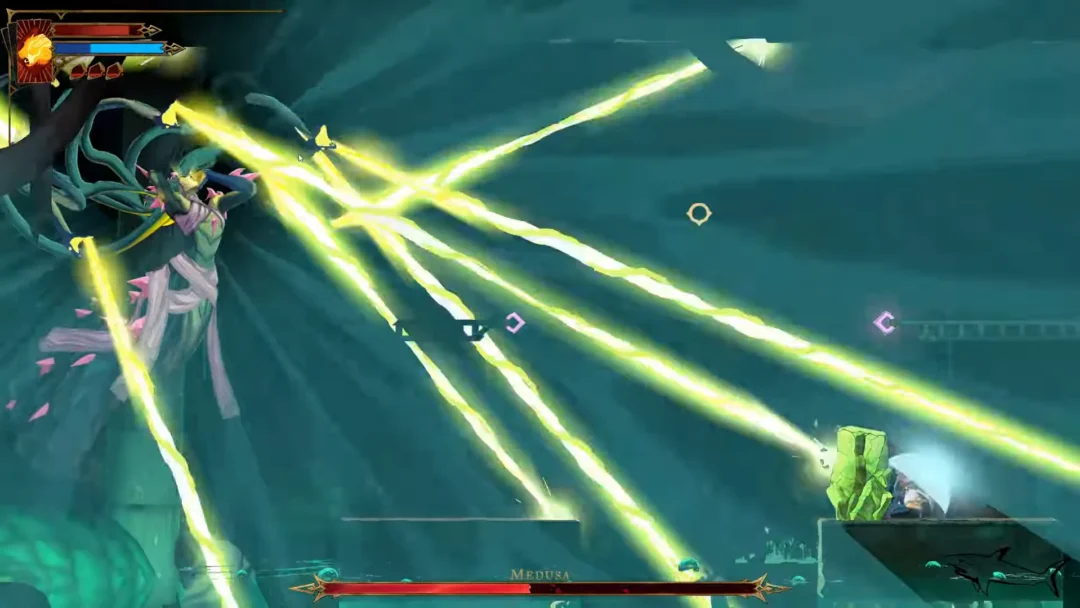 Boss Fight: Dodging Attacks & Healing