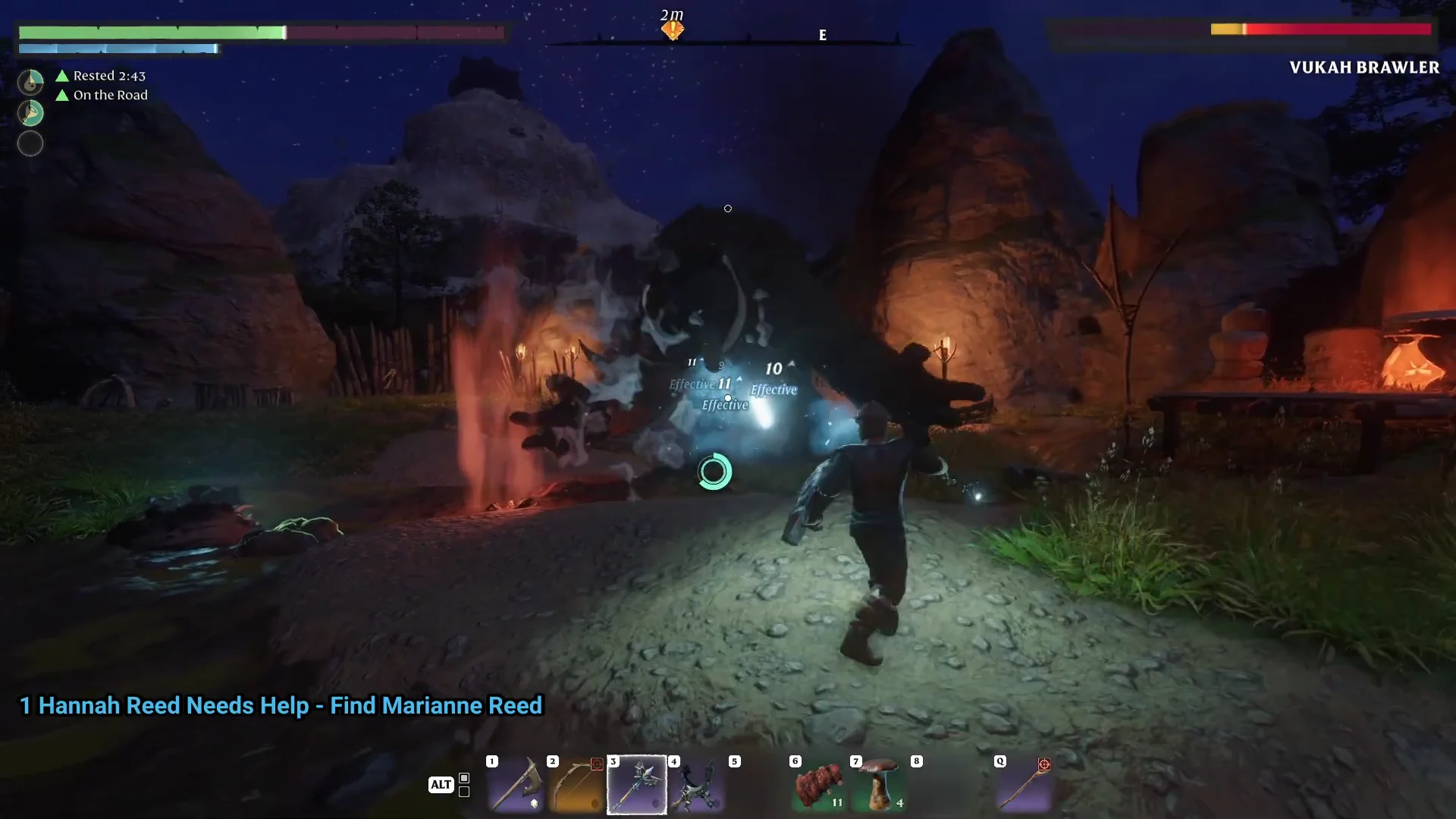 fighting the Vukah Brawler