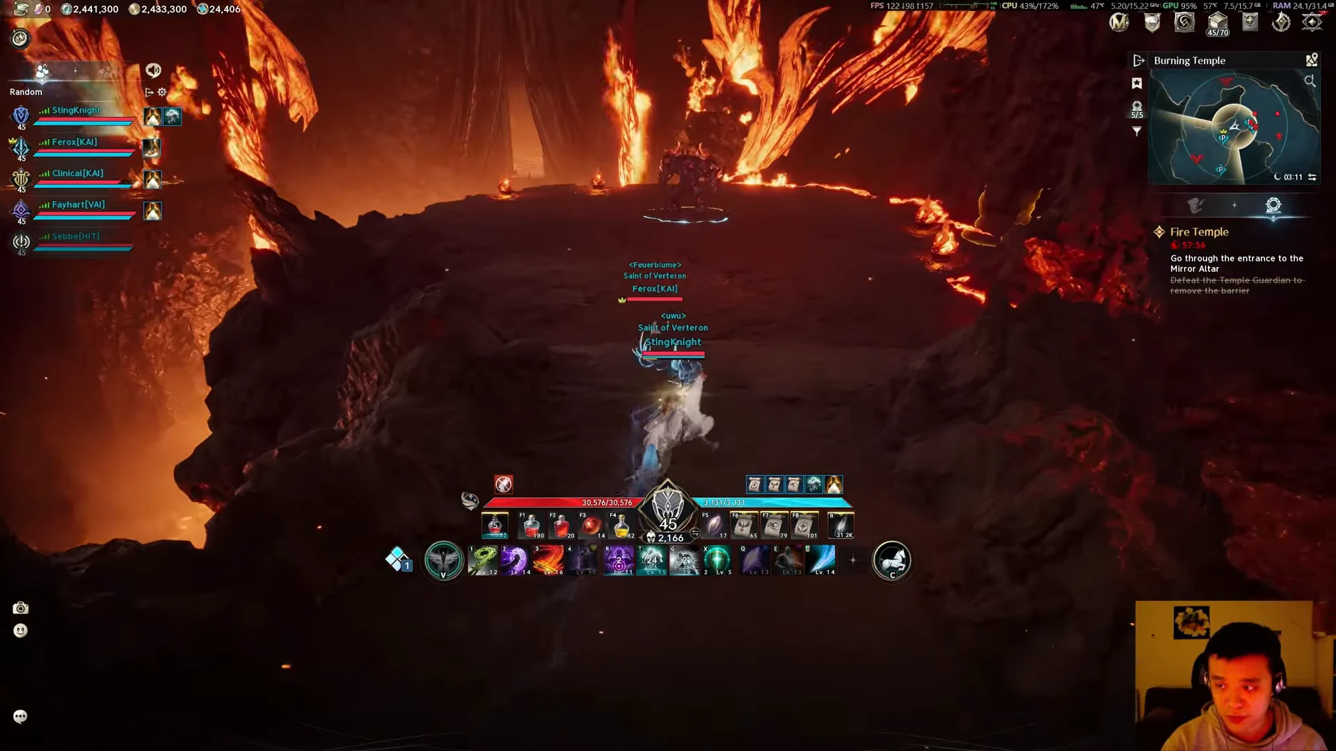 Traverse Burning Scarp