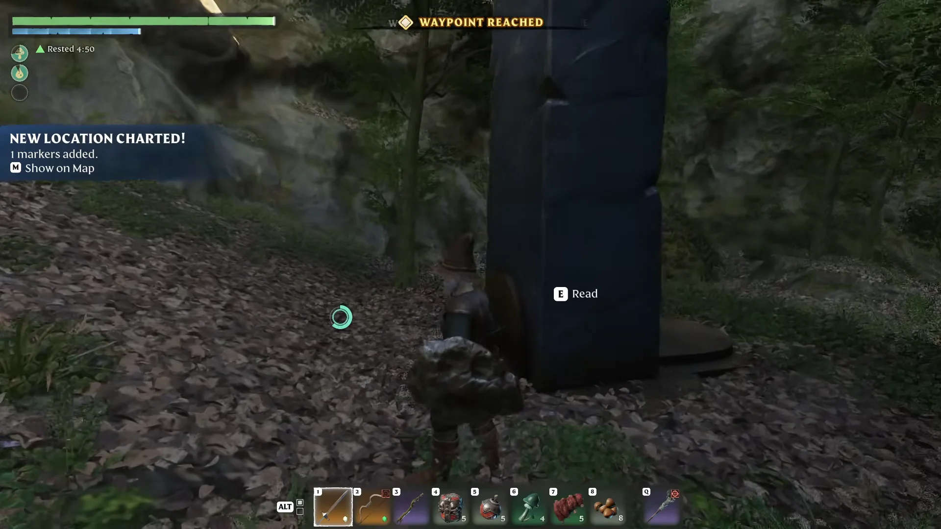 obelisk with the Read prompt