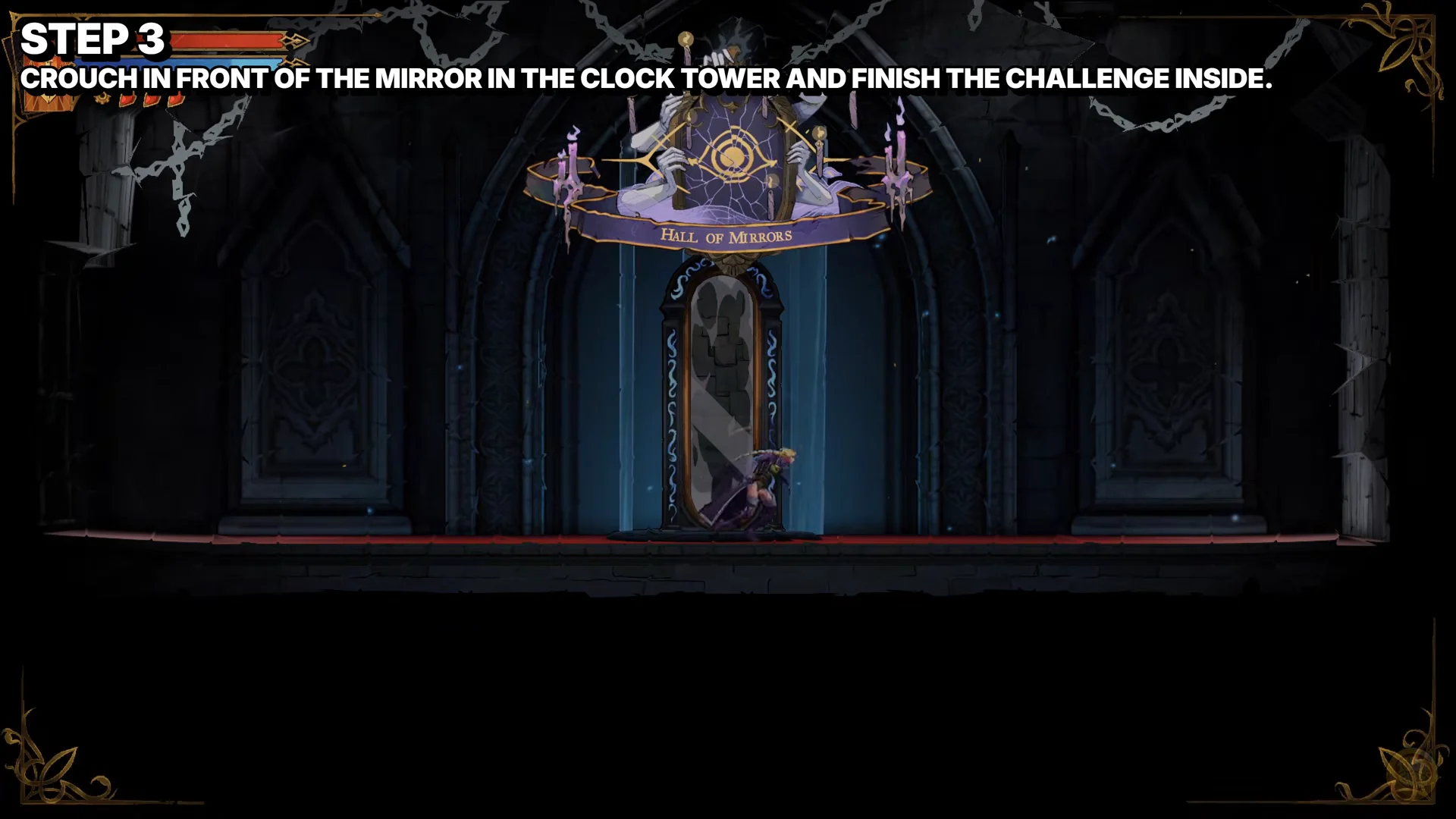 Step 3: Clock Tower Mirror Challenge
