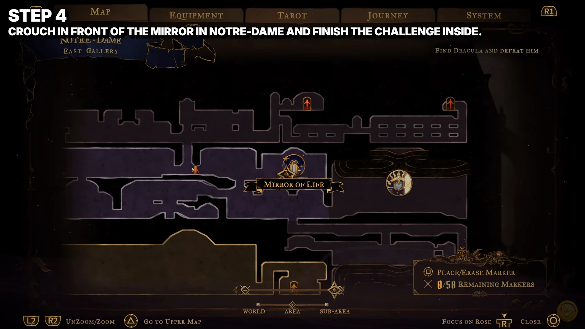 Step 4: Notre-Dame Mirror Location