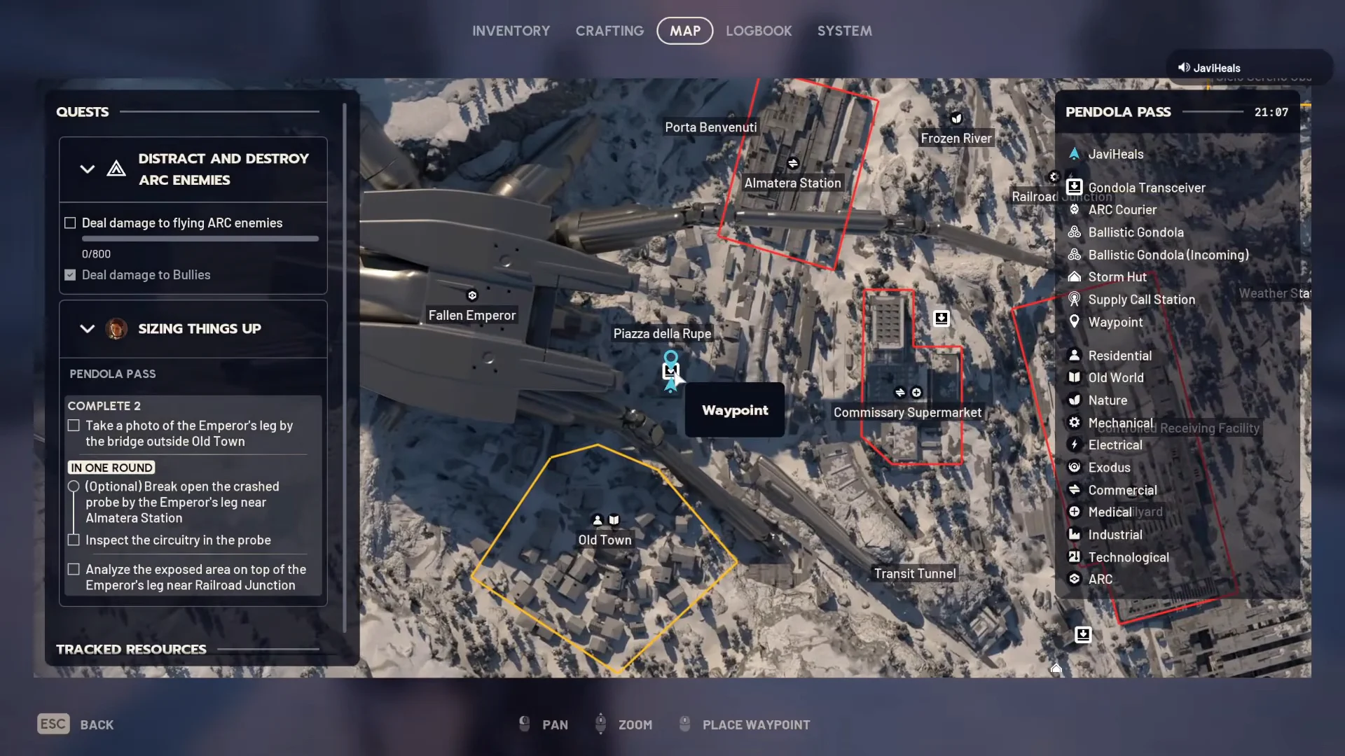 Overview & Map Screen