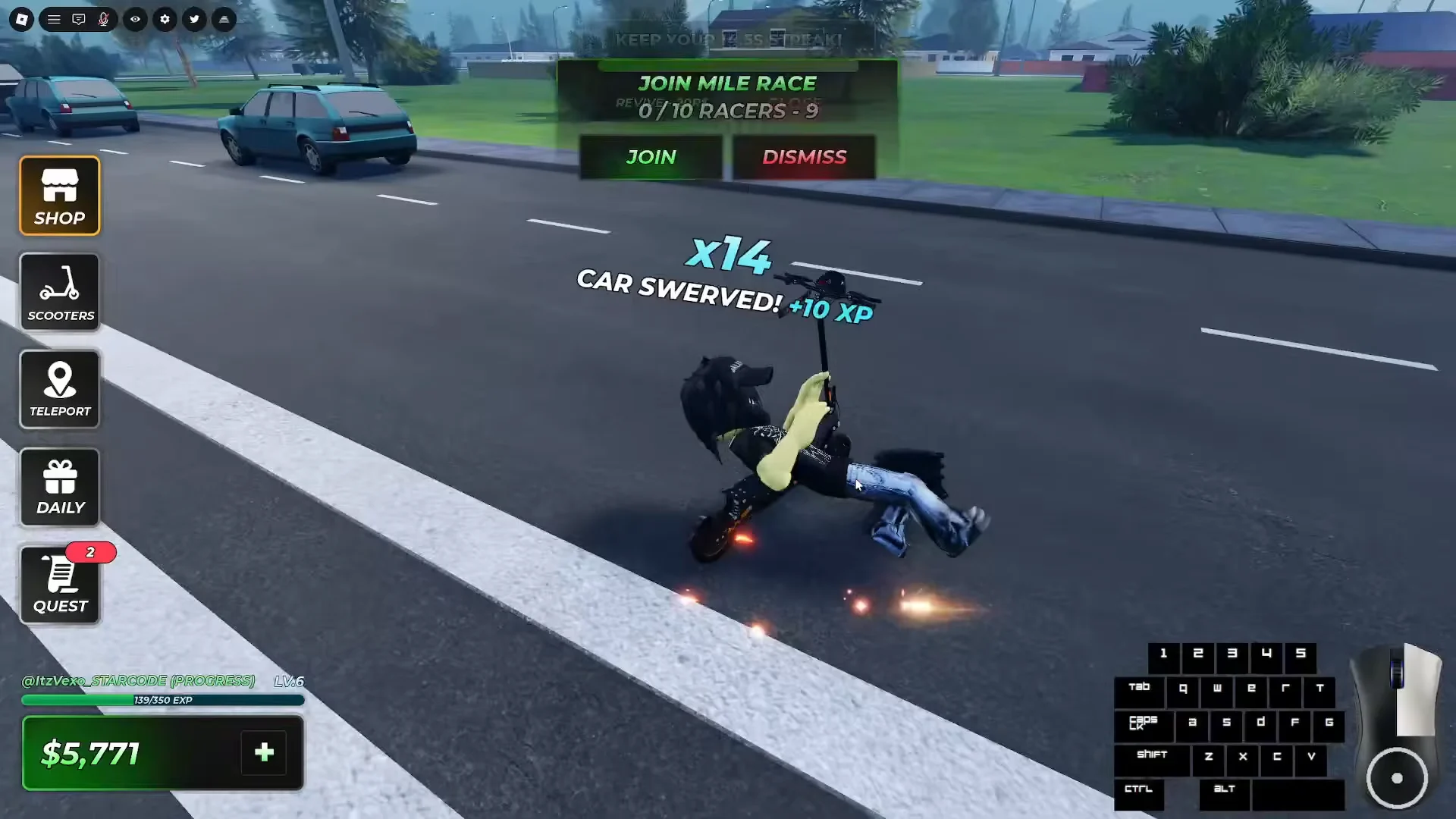 Repeated Traffic Grinding