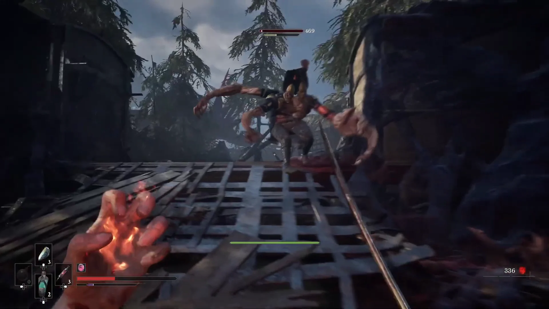 Large Mutated Enemy Fight