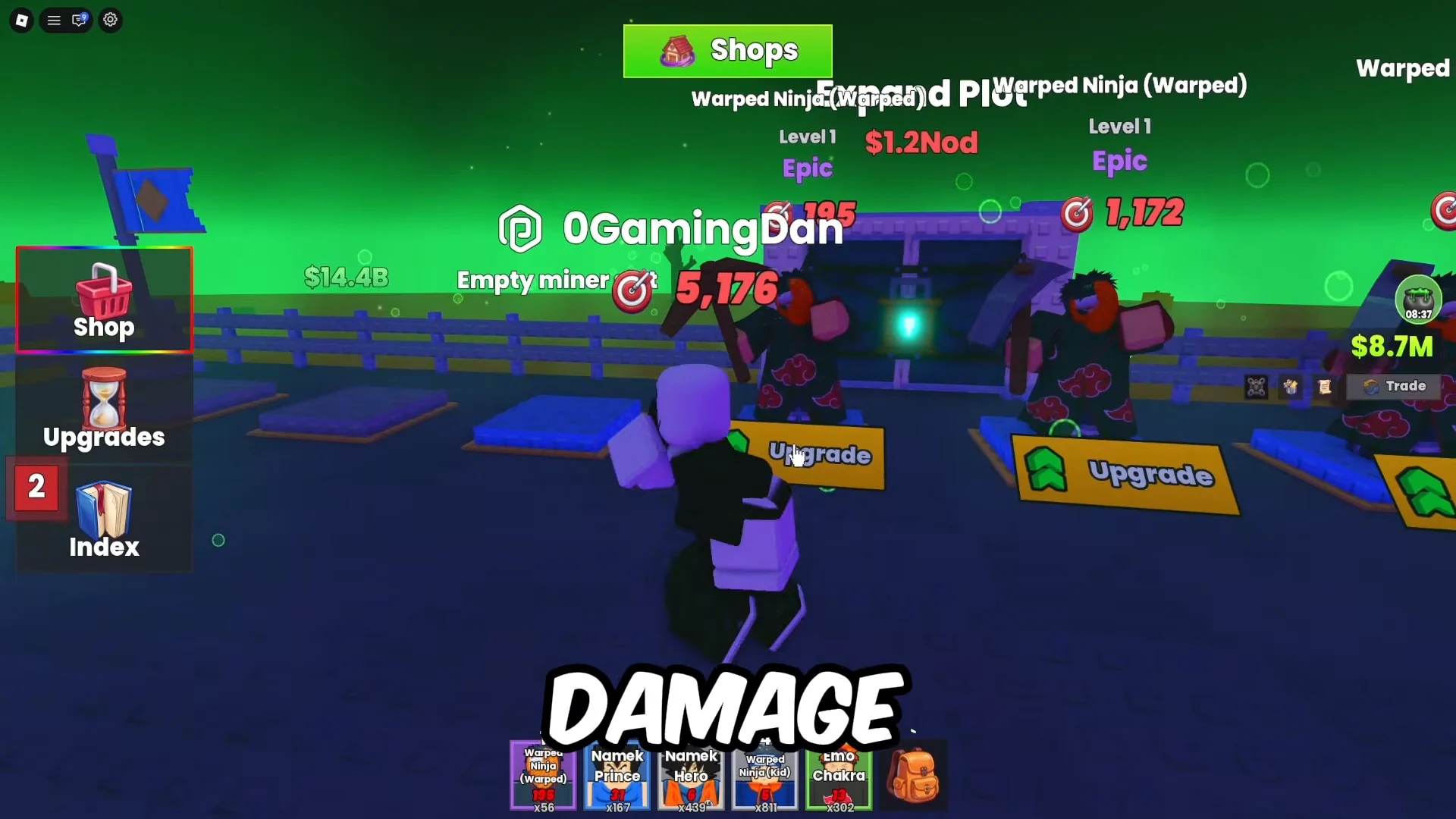 Assigning Pickaxes