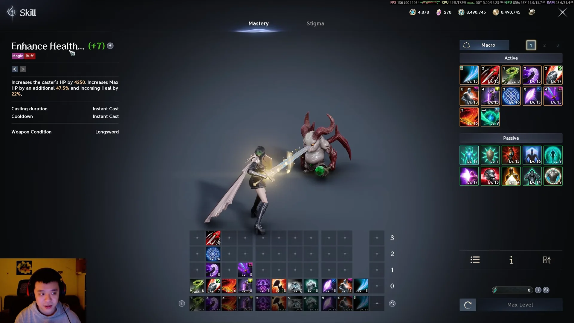 Passive Skill Leveling Priority