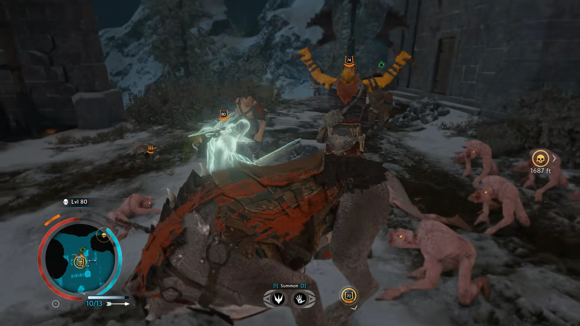 Multi-target Melee Combat