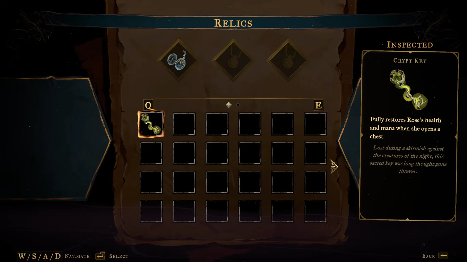 Chest Opening & Crypt Key Obtained