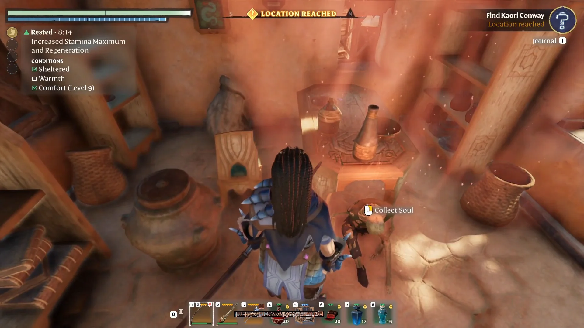 Collect Soul prompt in Kaori Conway's office