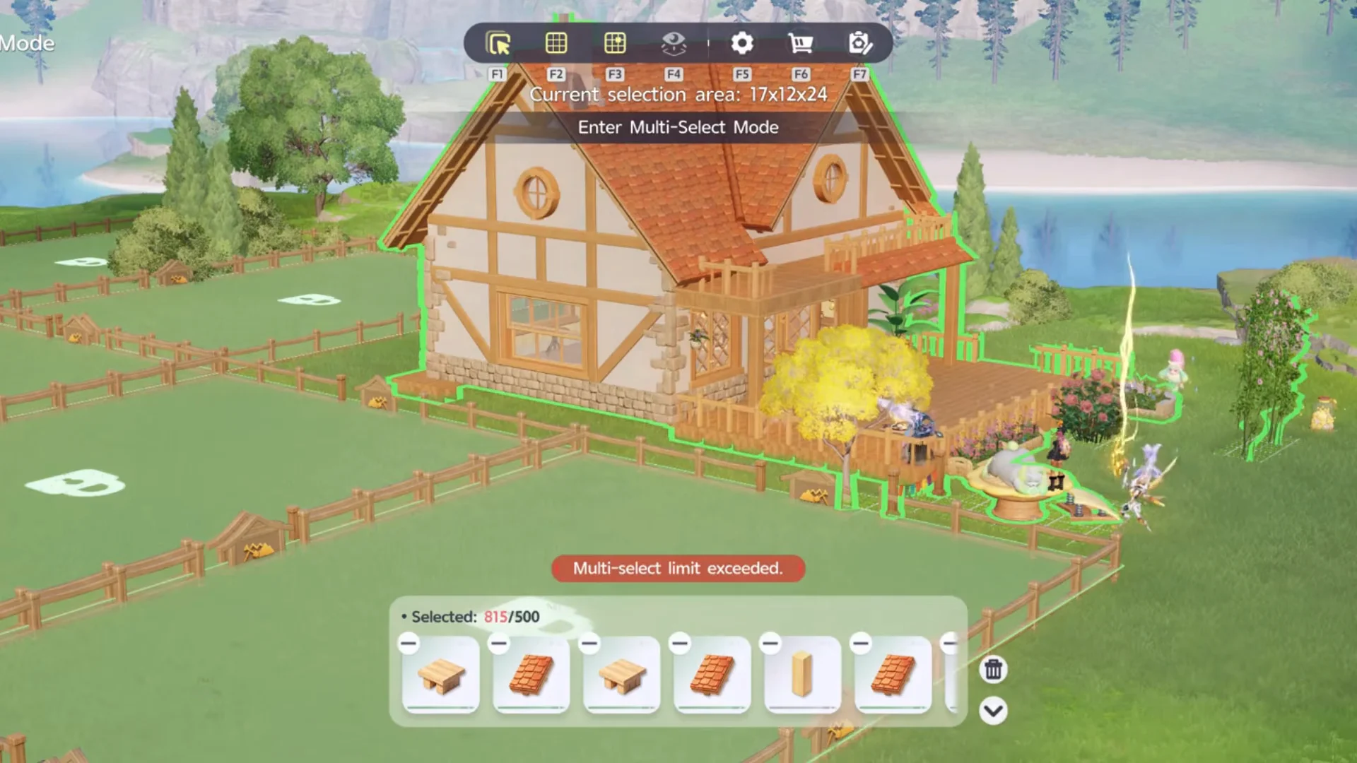 Storing unused build items