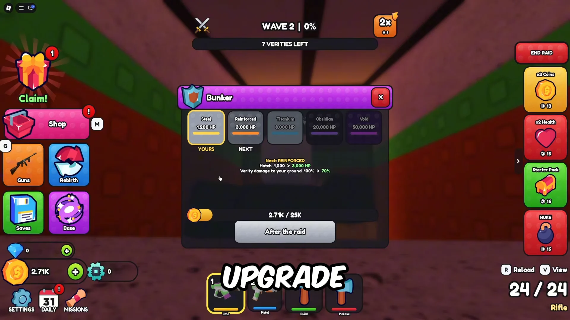 Bunker Upgrades & Wave 2