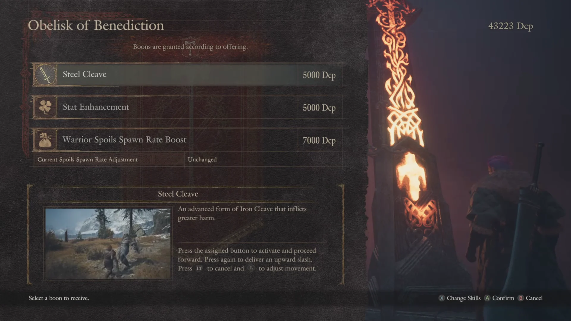 Obelisk of Benediction Upgrades