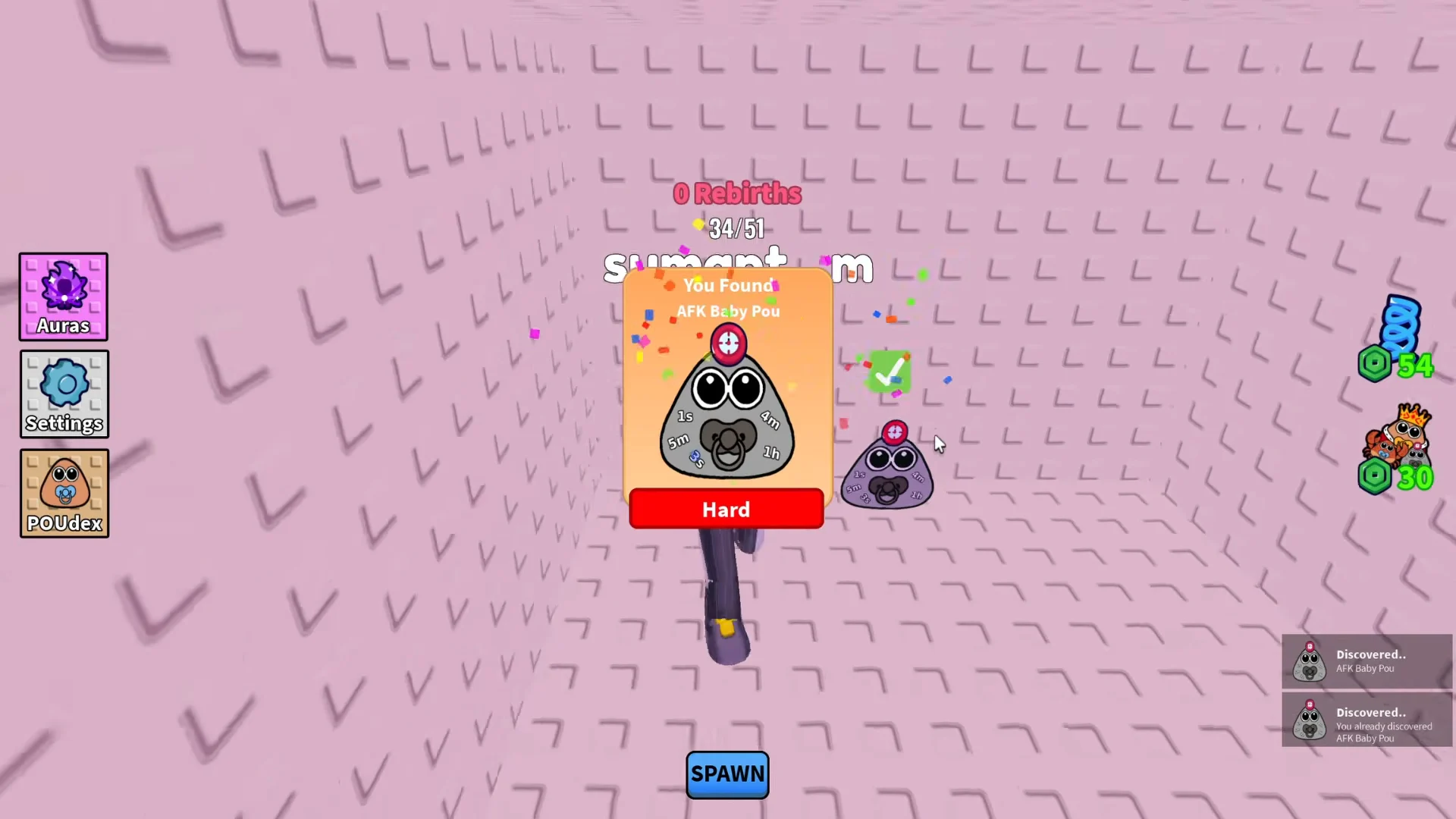 AFK Baby Pou Secret Room
