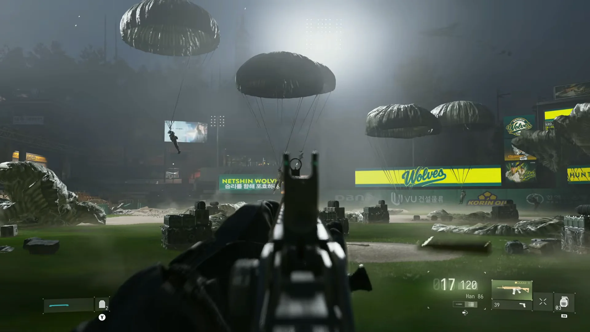 Successful Paratrooper Takedown Sequence