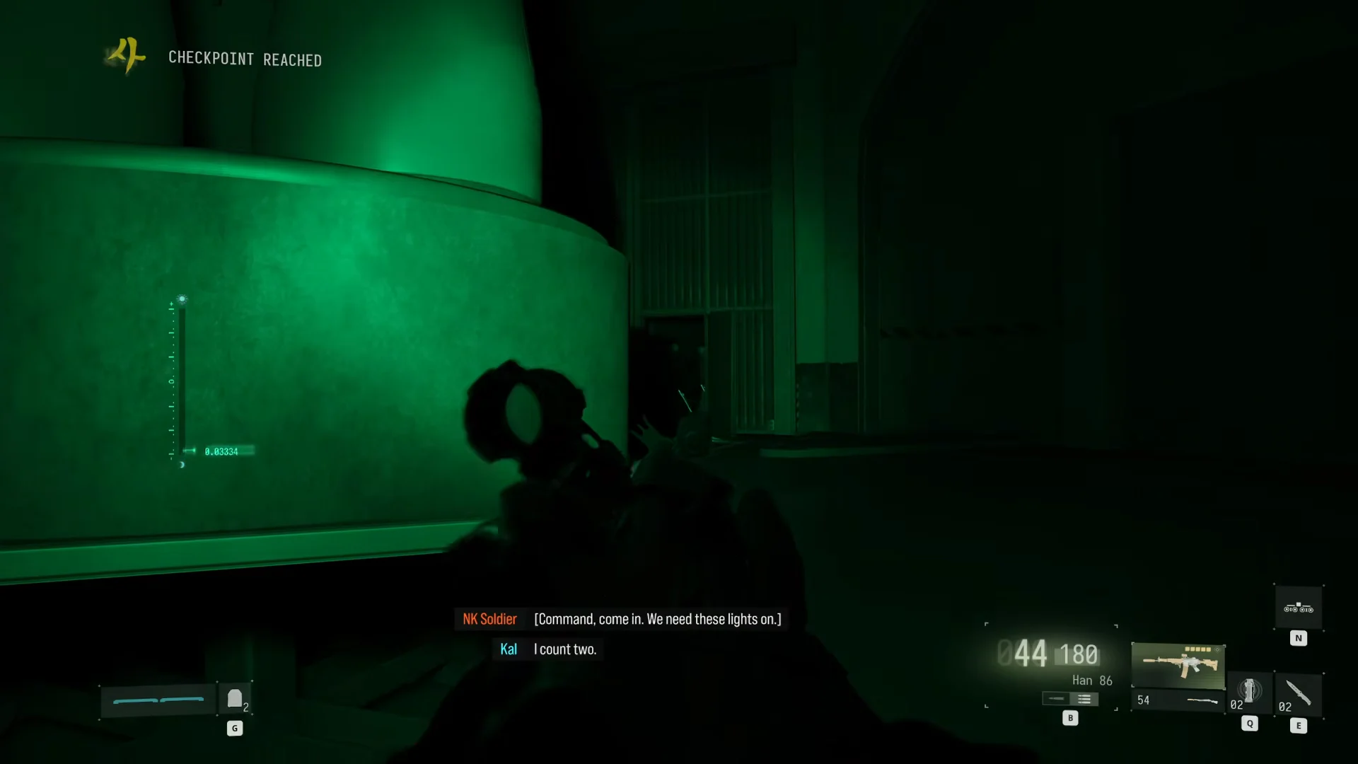 Stealth Movement in Dark
