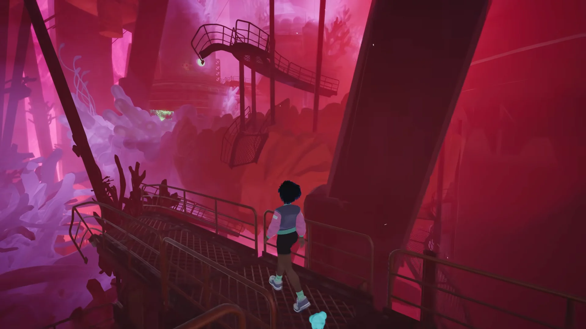 Industrial Cavern Walkway