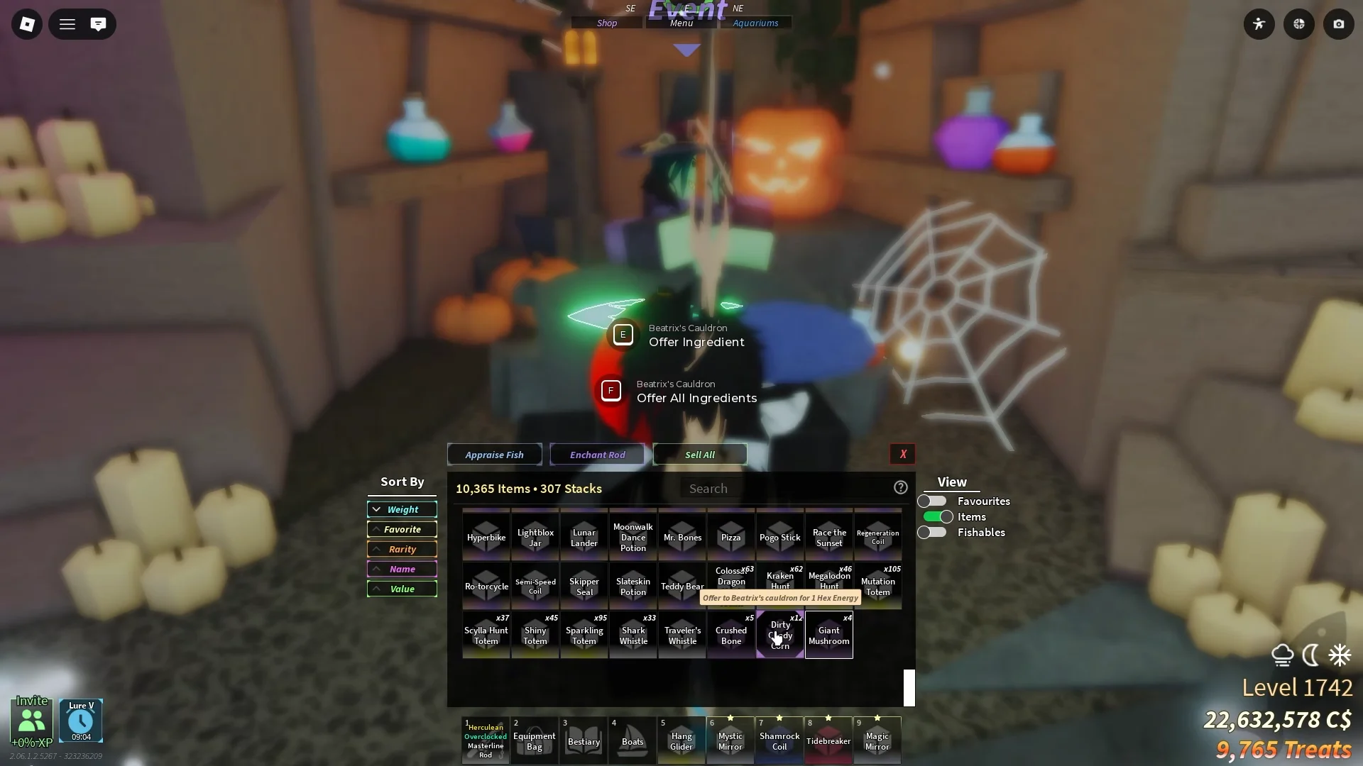 Offering Witch Ingredients