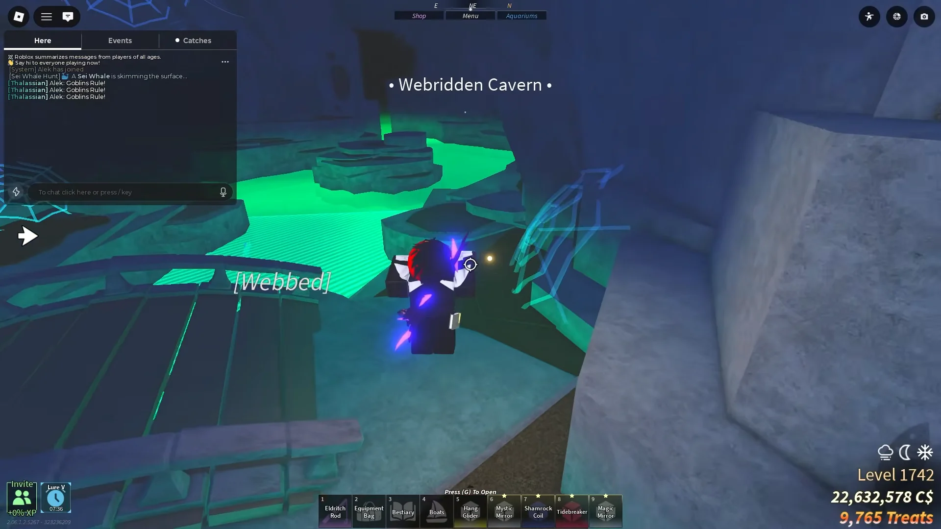 Heading to Webridden Cavern