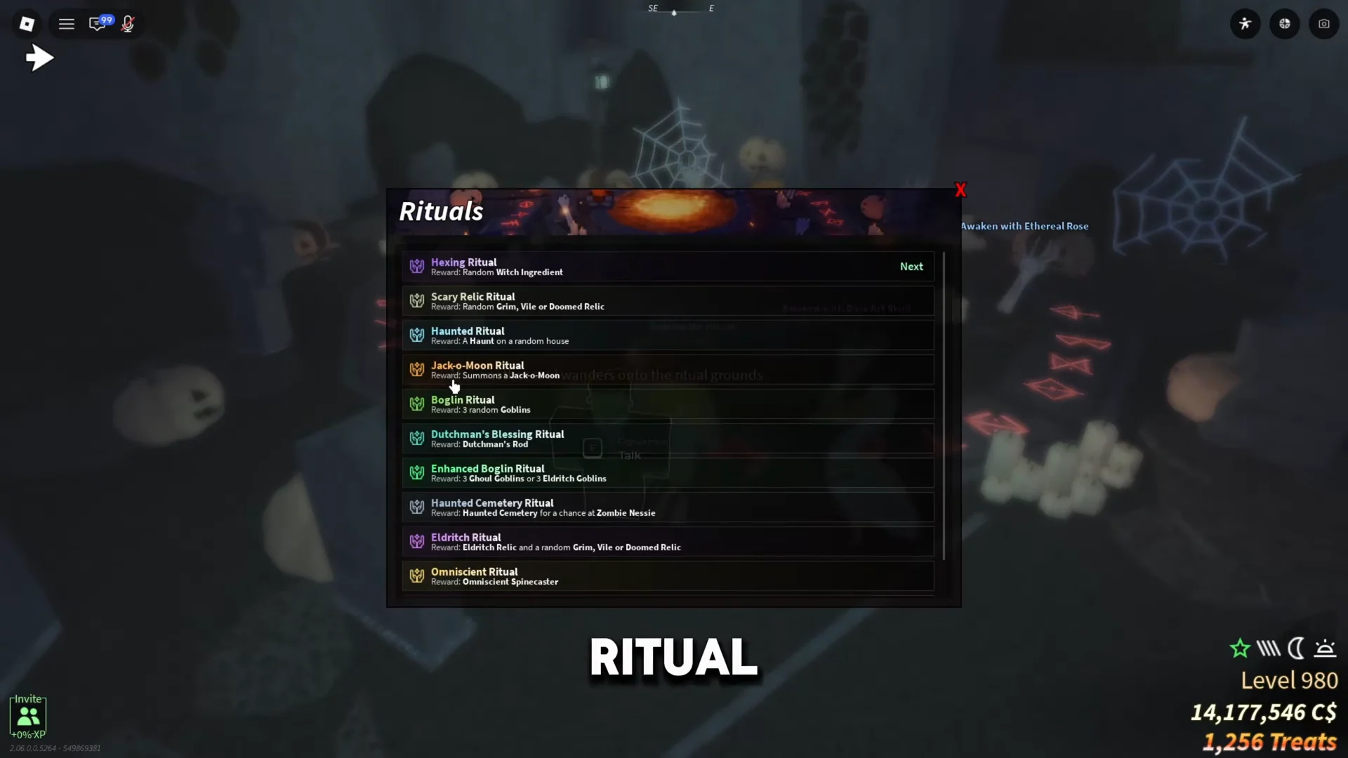 Ritual Grounds Activation