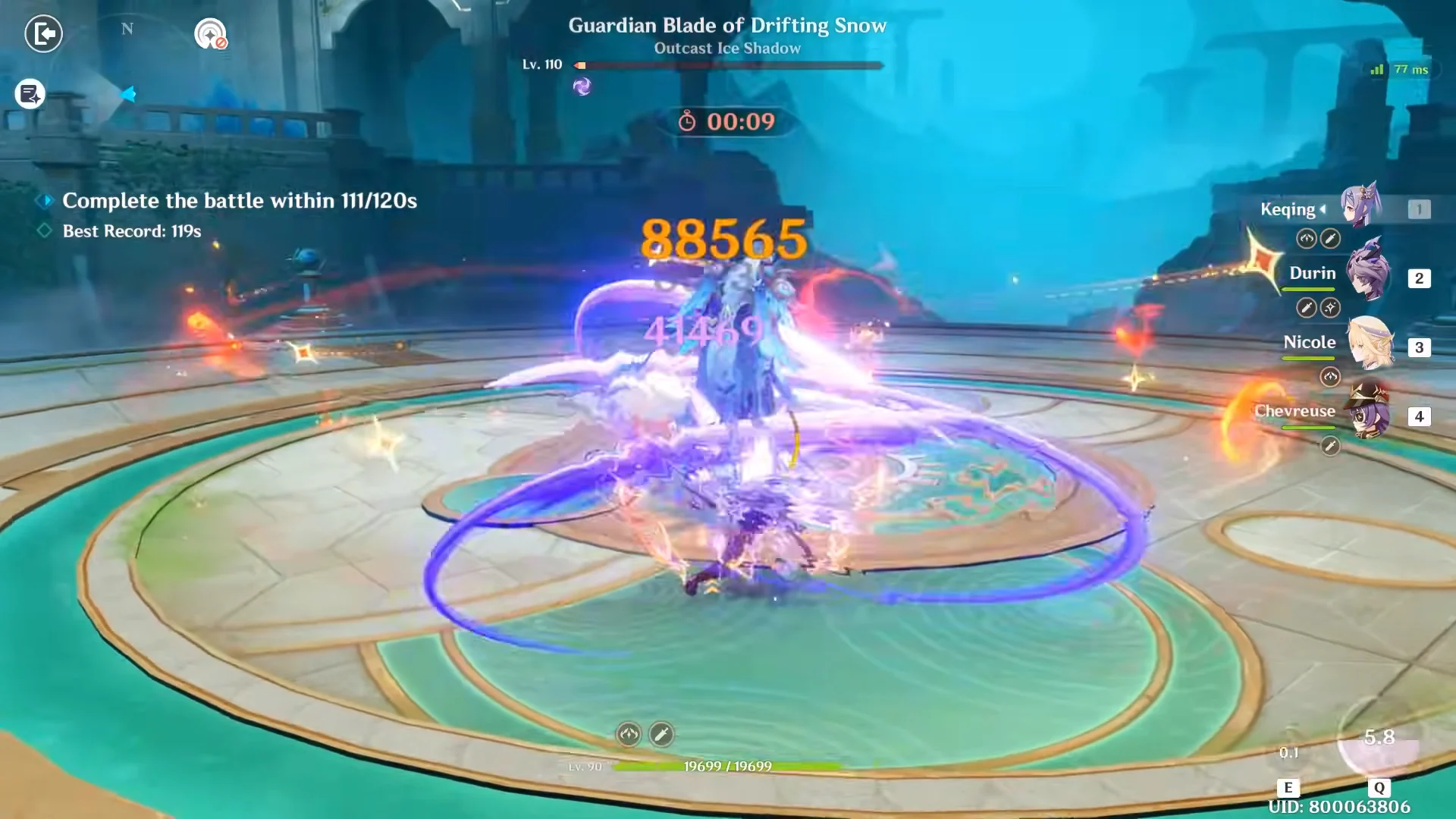 Final Burst and Defeat