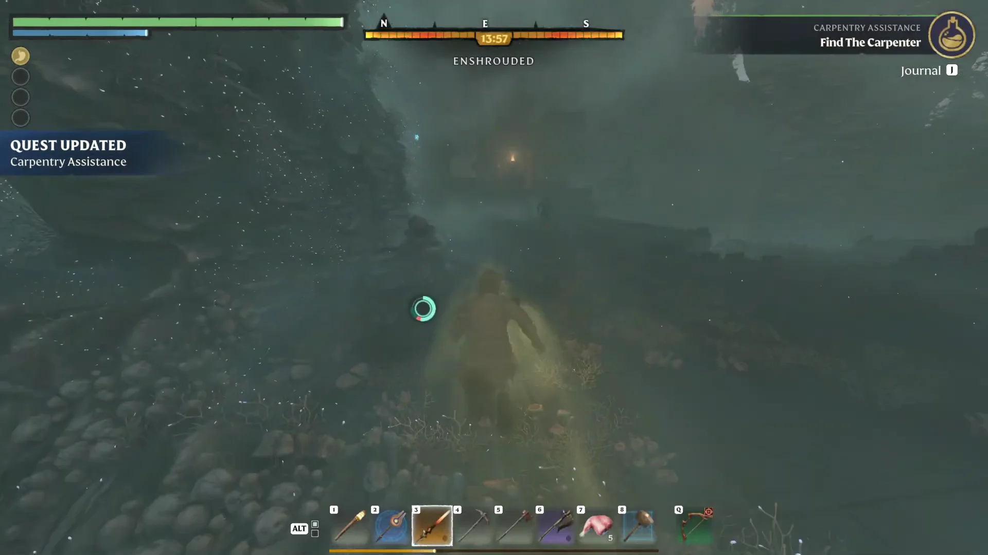 Entering the Shroud