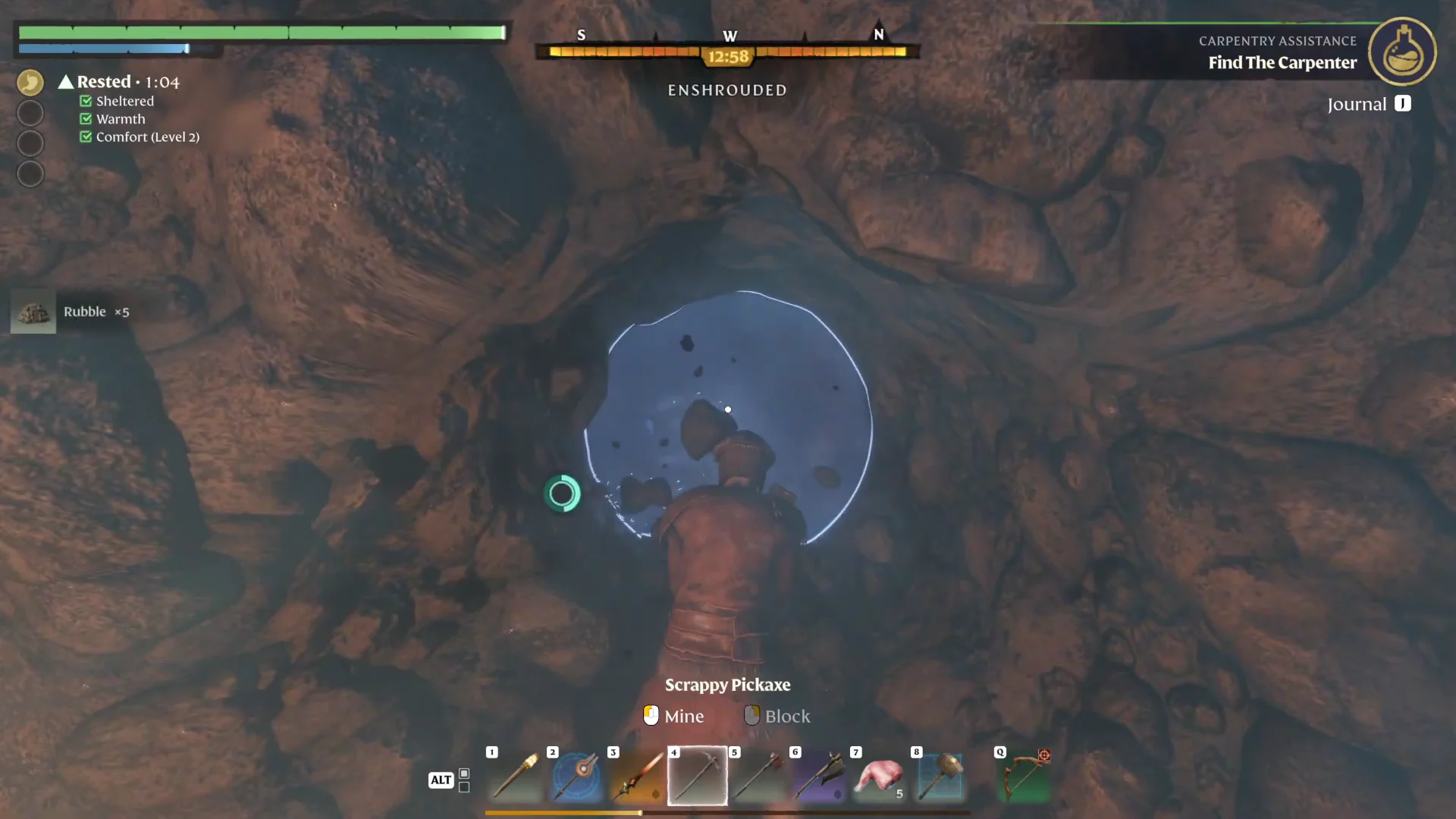 Mining Through Rubble