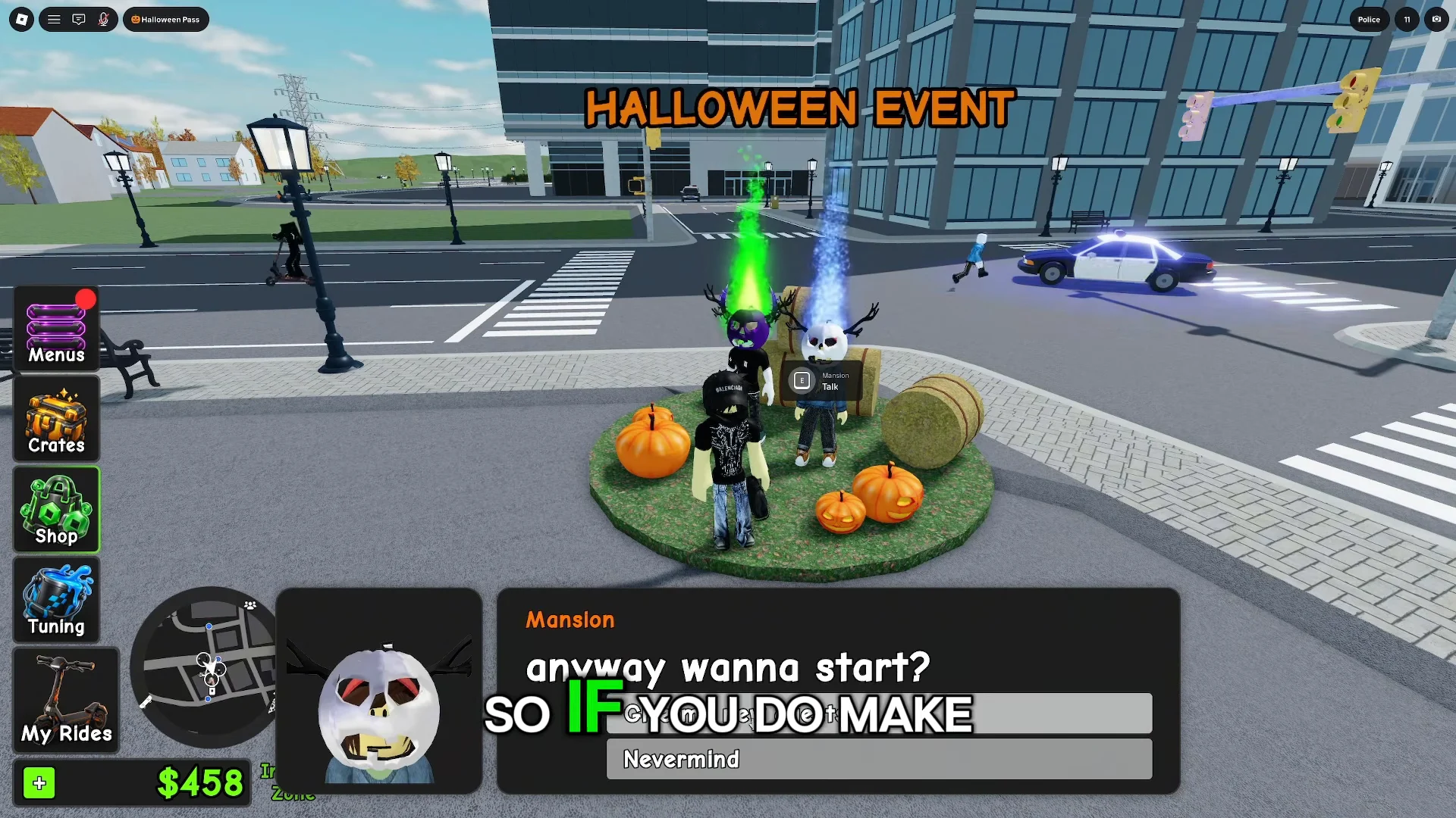 Halloween Event NPC & Dialogue
