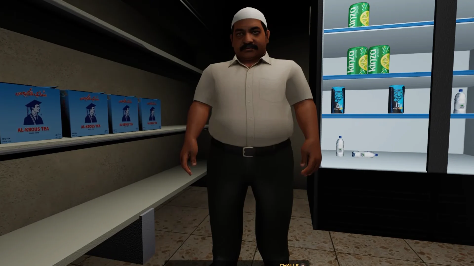 Entering Al-Safa Mini Market