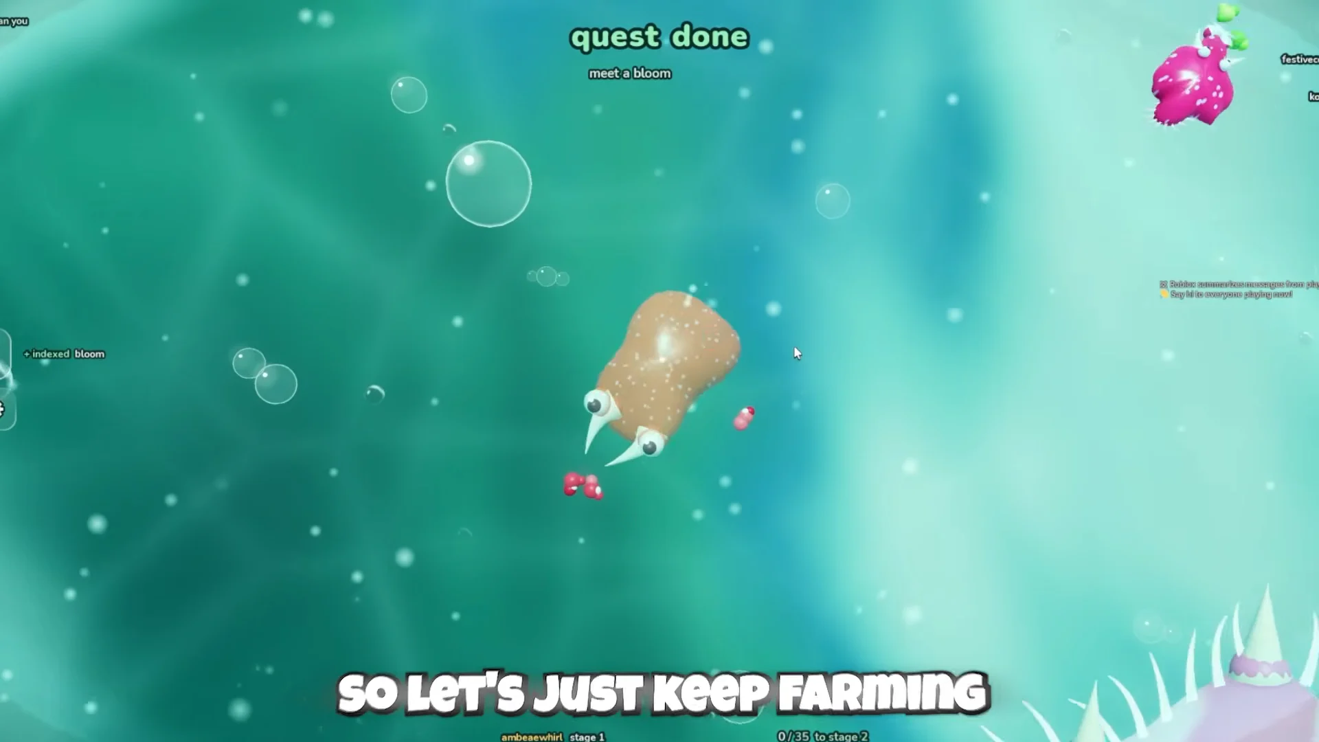 Harvesting Meat Orbs