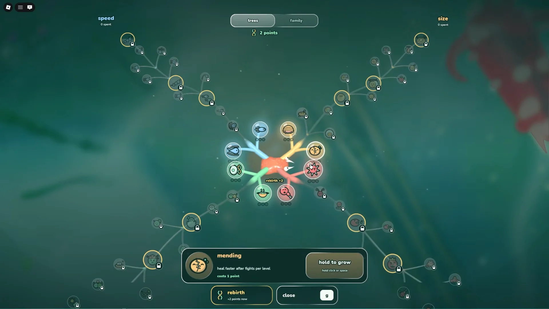 Evolution Tree Upgrades