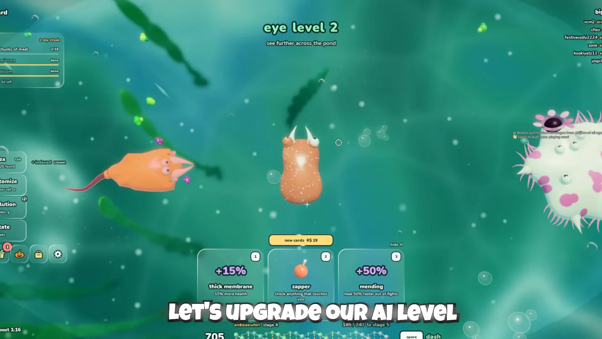 Stat Card Upgrades
