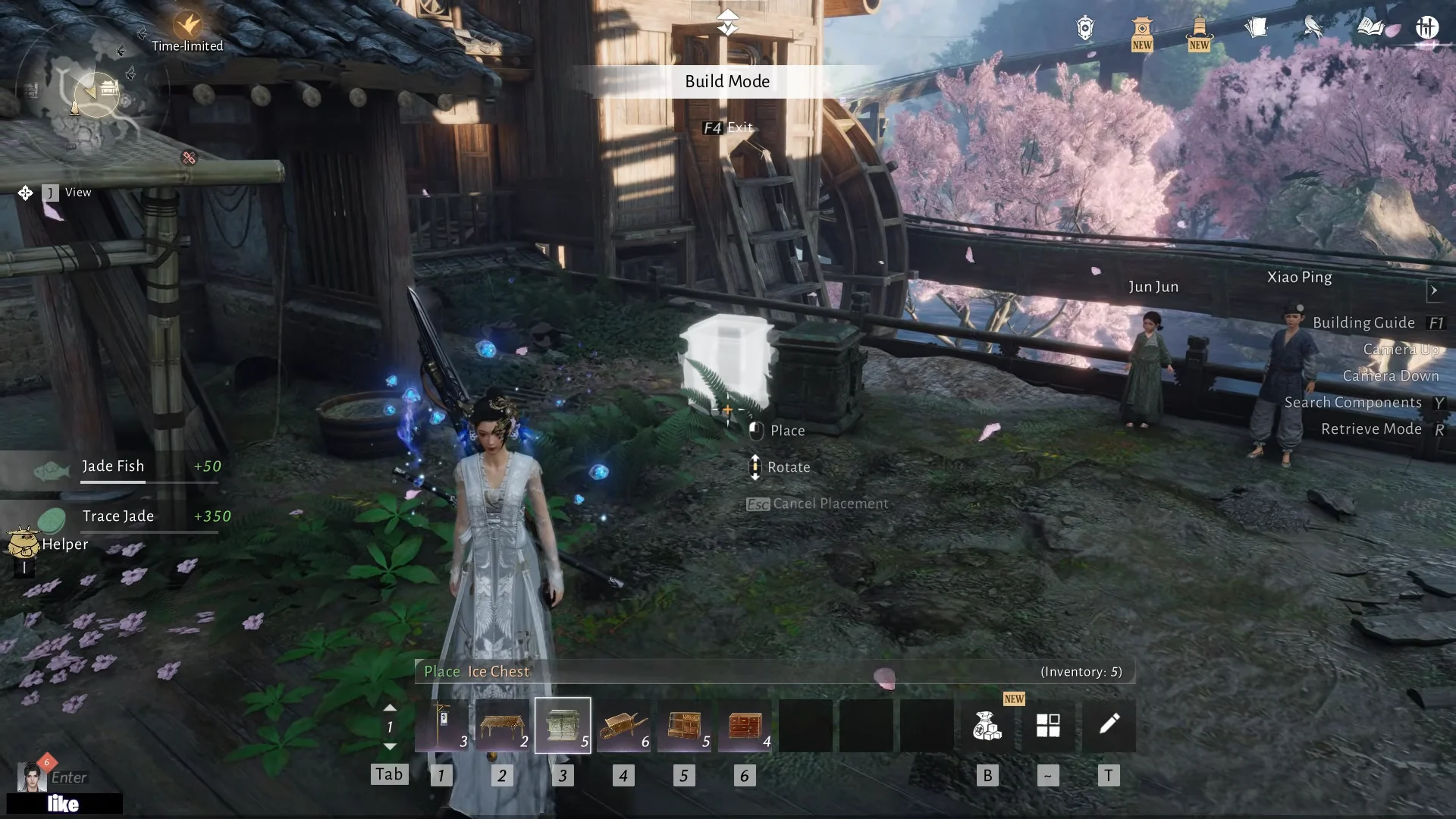Assembling the Trade Station in Jadestream Valley