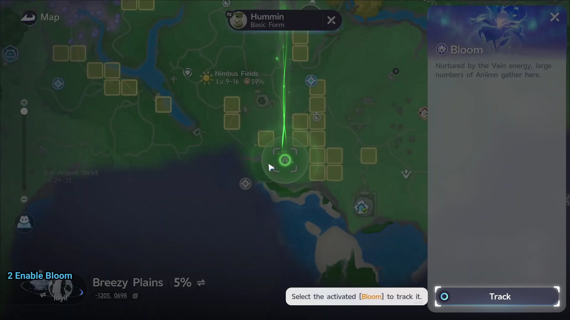 Tracking and Teleporting to Bloom