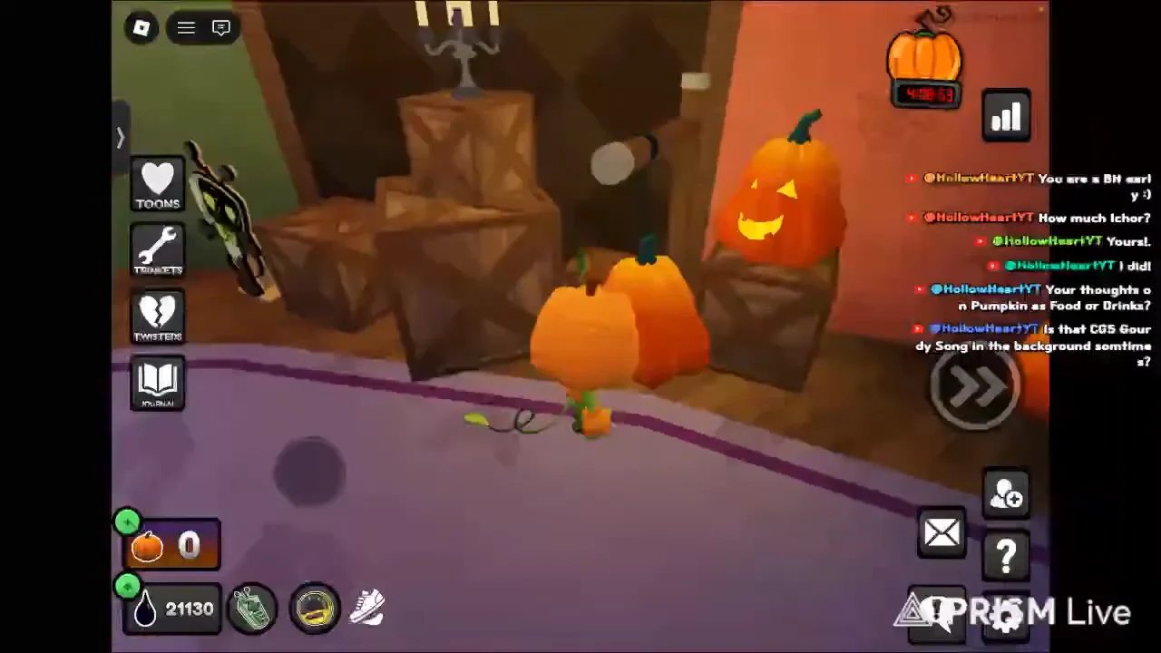 Lighting Lobby Jack-o'-Lanterns