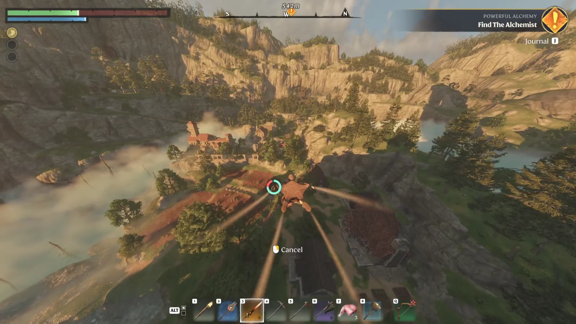 Gliding to Destination