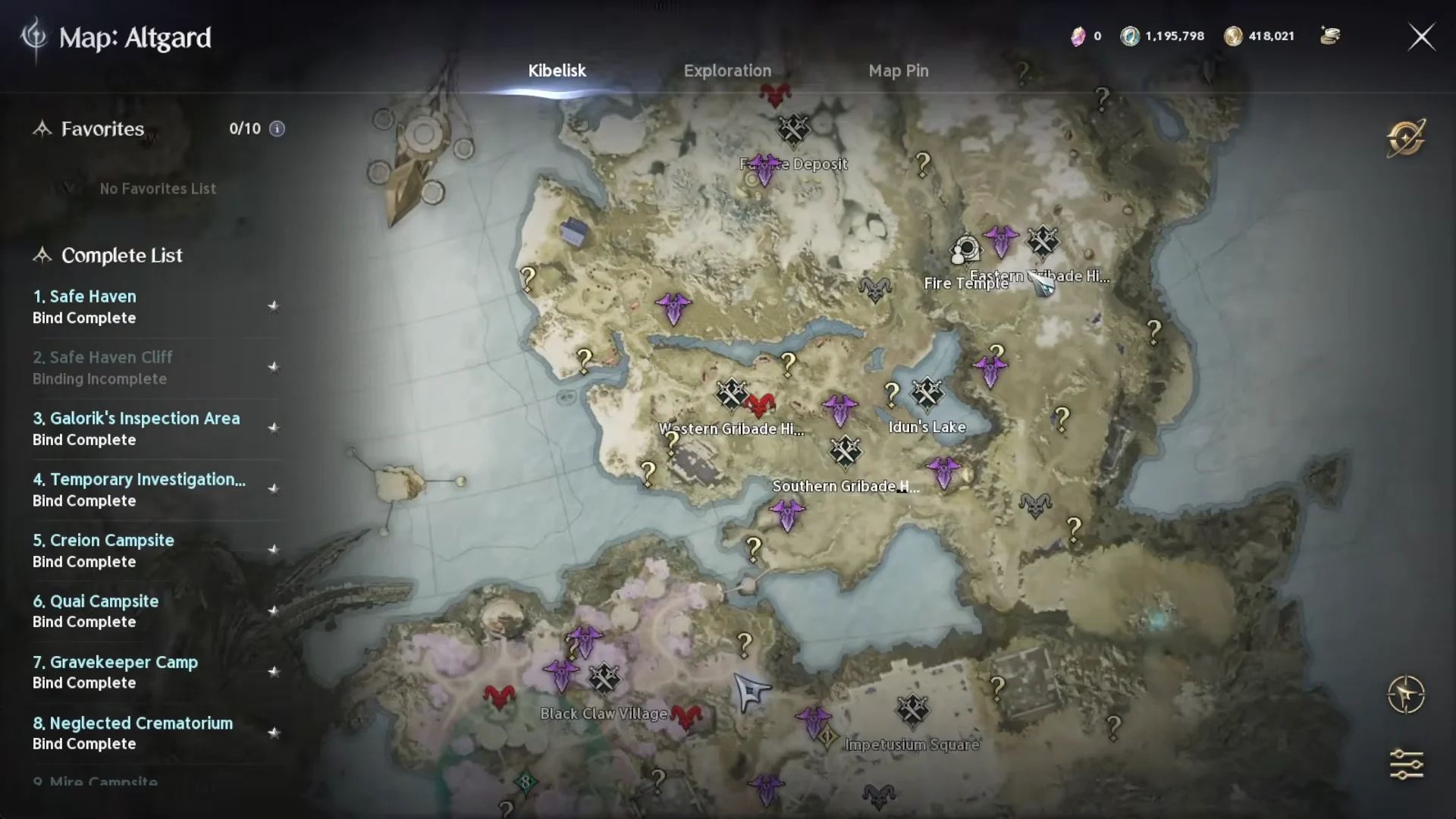 Map Exploration & Content Types