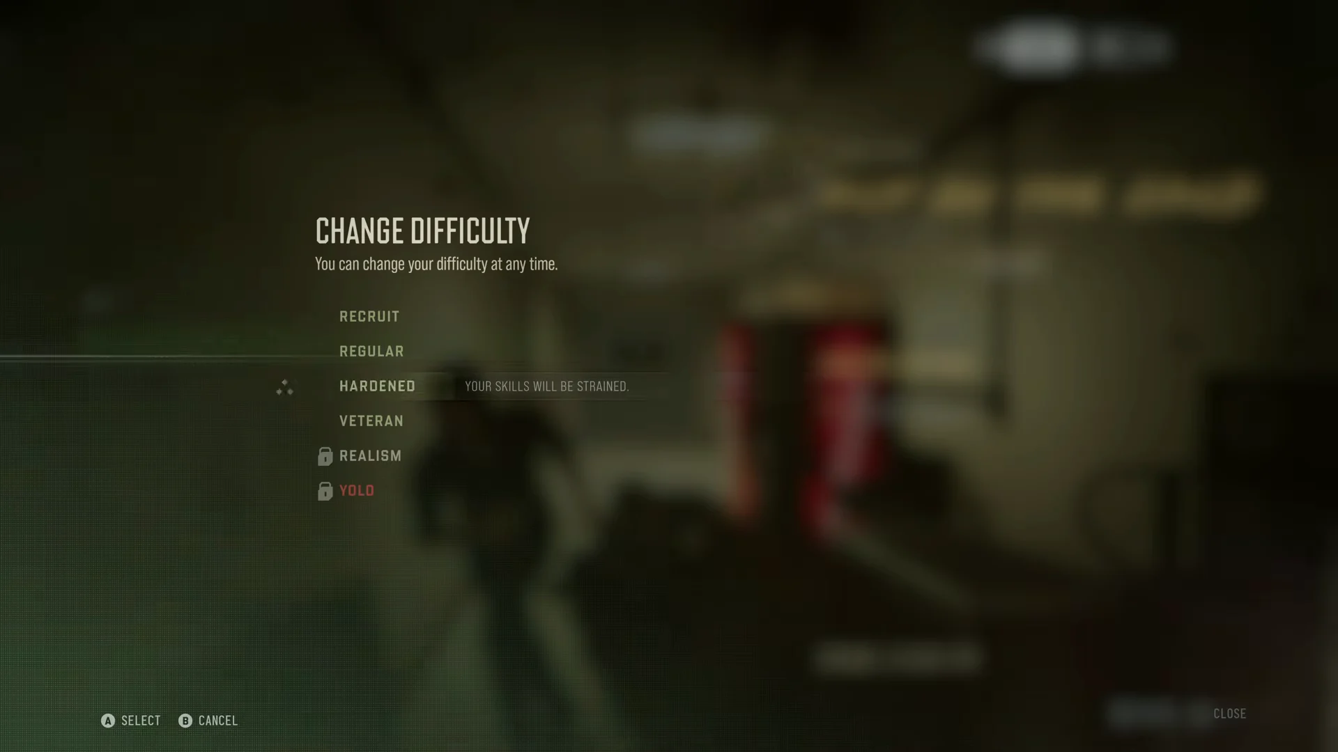Hallway & Difficulty Setting