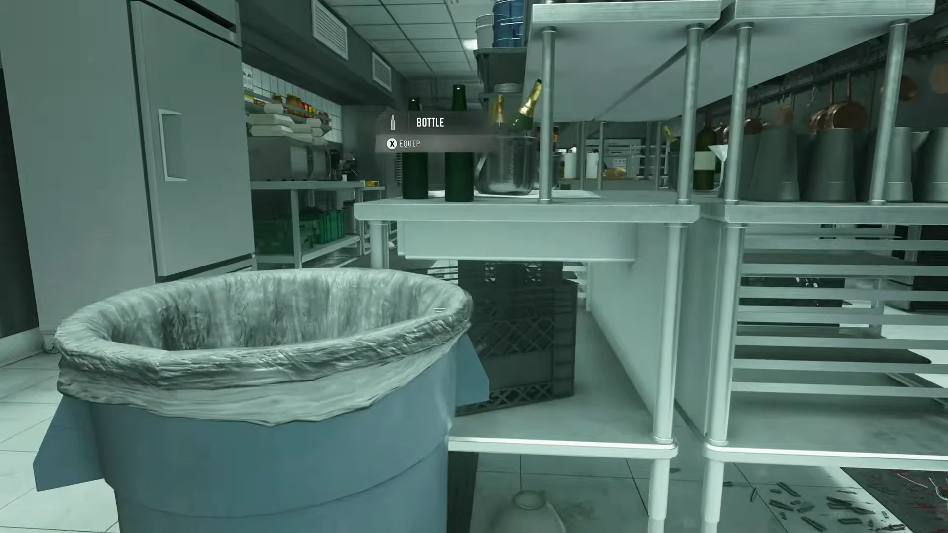 Kitchen Entry & First Enemy