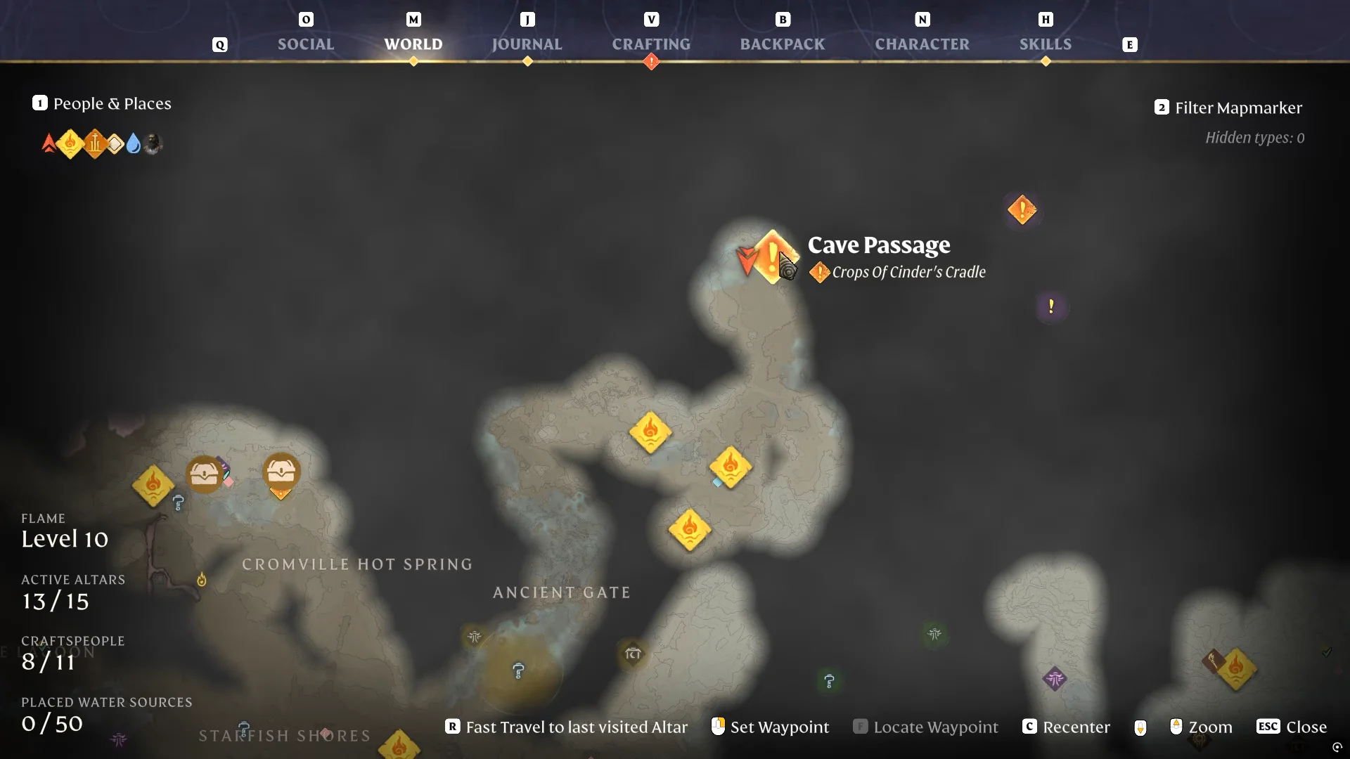 Map Location & Waypoints