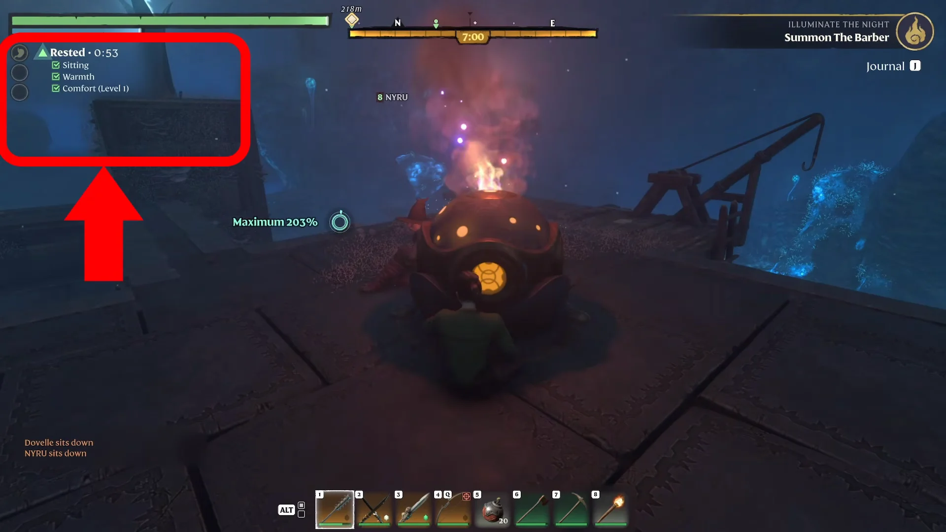 Tip #3: Rested buff anywhere