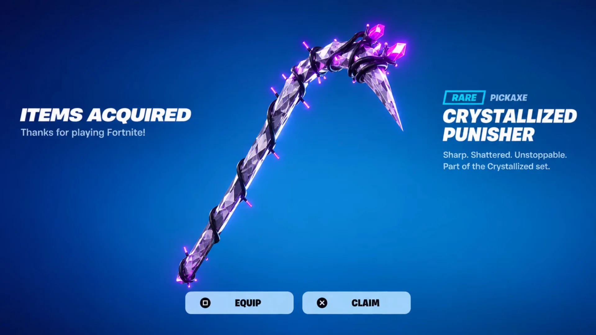 Crystallized Punisher In-Game Render