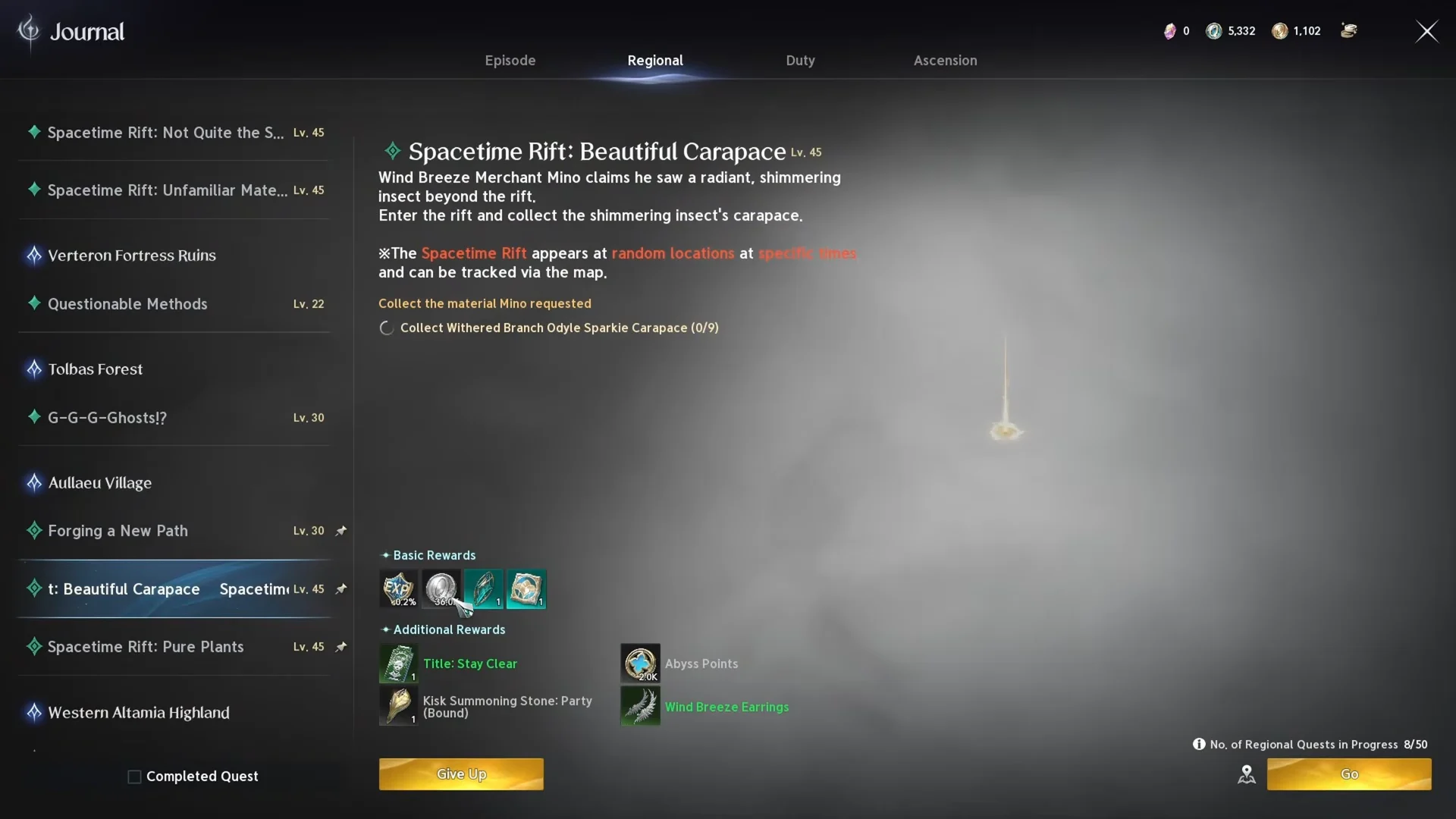 Regional Quests