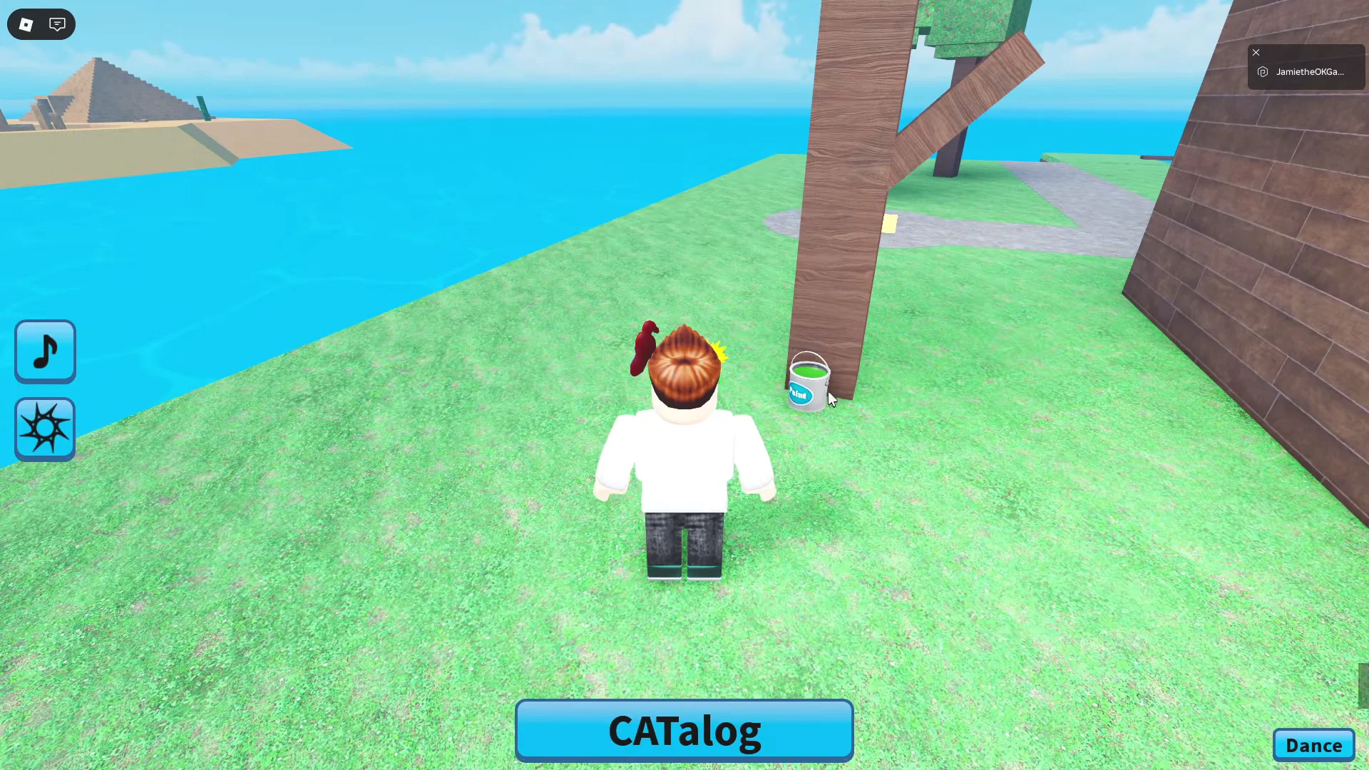 Collecting Green Paint
