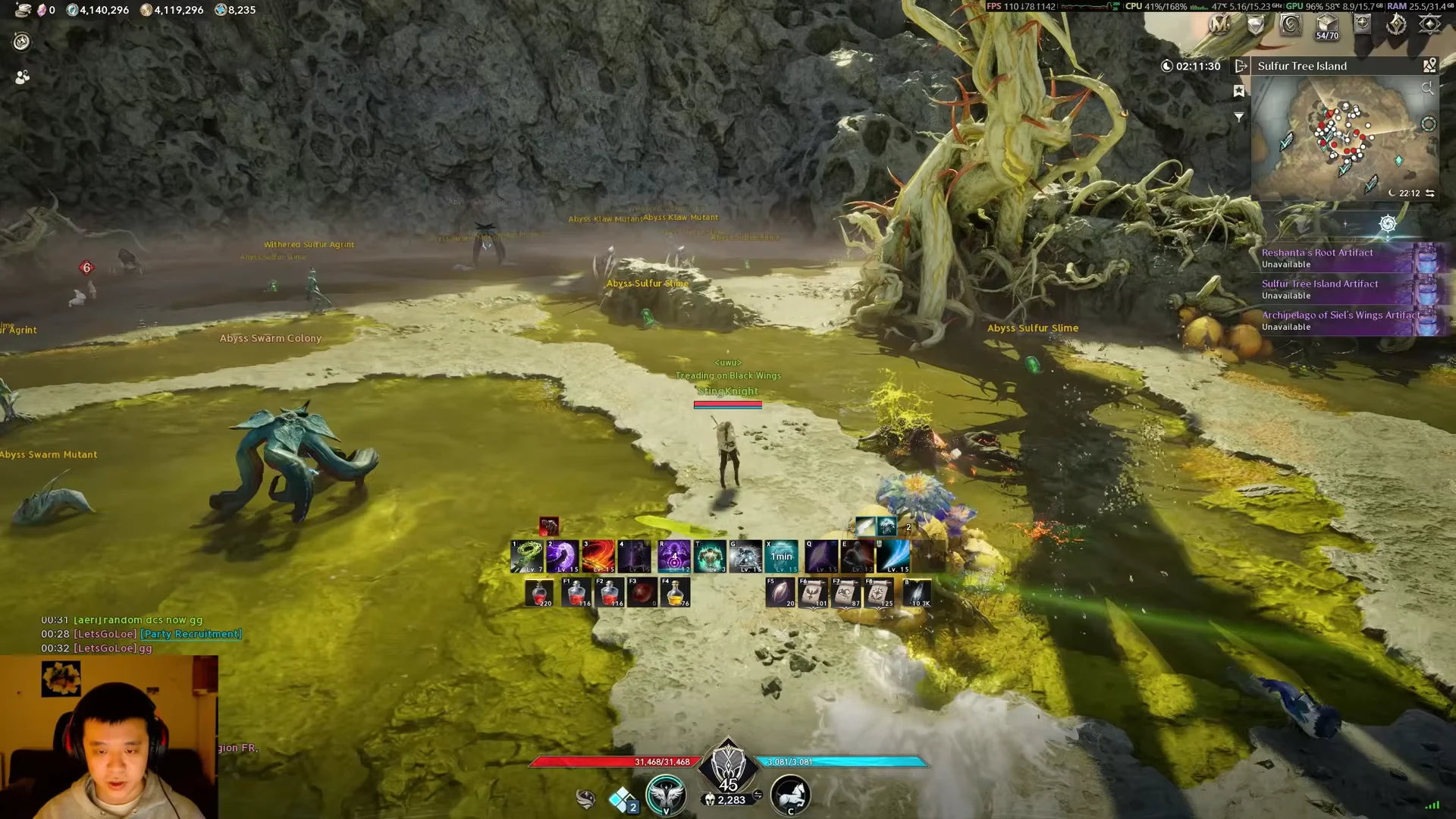 Arriving at the Farming Location